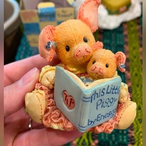 Vintage 1994 This Little Piggy Figurine.